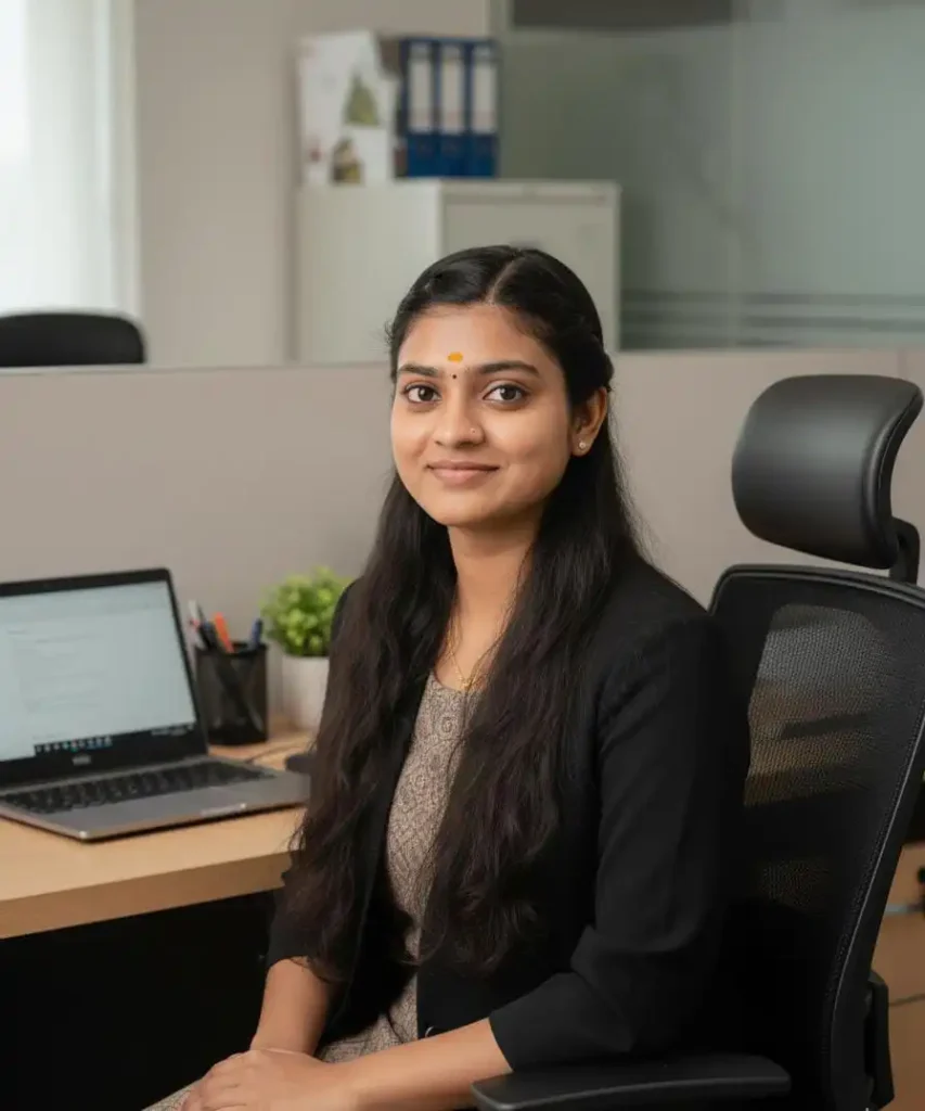 website developer and SEO expert working on Laptop in office.